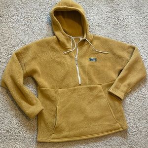 L.L. Bean | Tops | Llbean Womens Katahdin Fleece Halfzip Hoodie | Poshmark